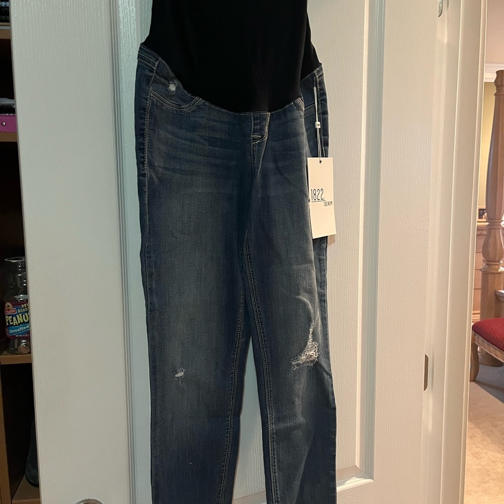 Vintage skinny ankle maternity jeans